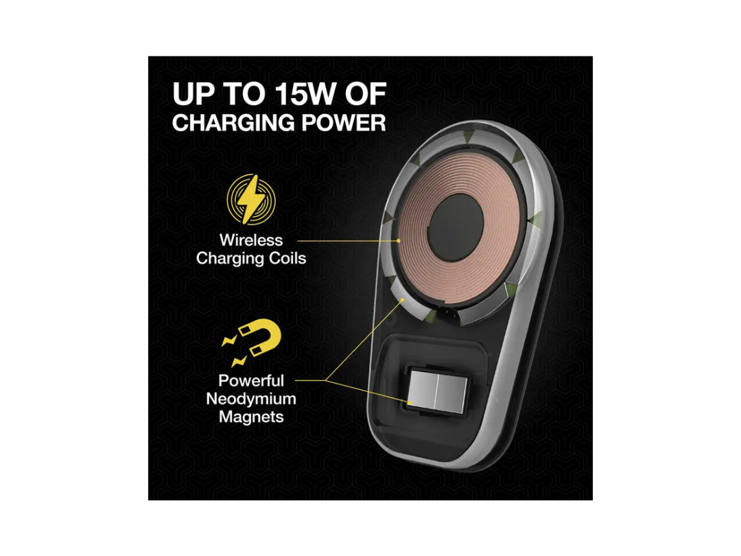 SCOSCHE MagicMount Pro Charge5 Wireless Car Charger MagSafe Compatible SCOSCHE MagicMount Pro Charge5 Wireless Car Charger MagSafe Compatible